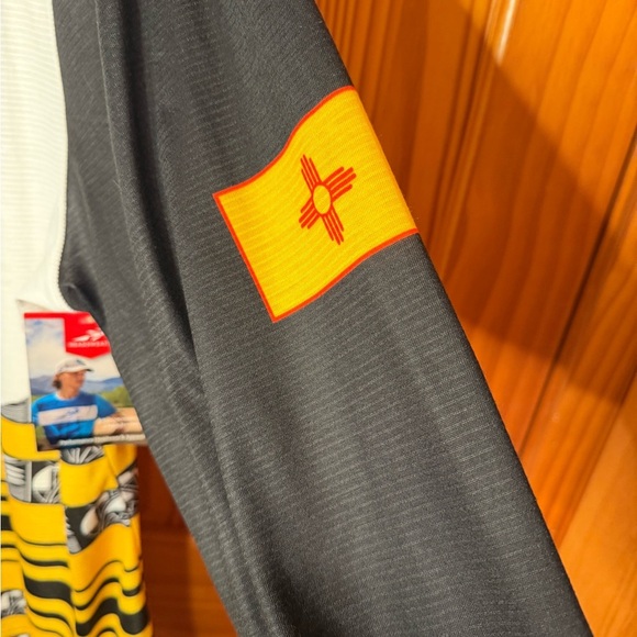 NWT Headsweats Gear Bike Shirt XXL w NM State Flag; Quarter Zip Front - Picture 8 of 8